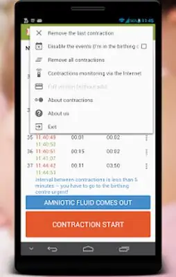 Download Hack Contraction Timer [Premium MOD] for Android ver. 4.2