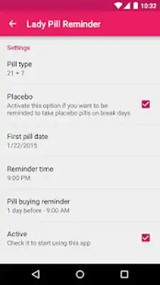 Download Hack Lady Pill Reminder ® MOD APK? ver. 2.8.1