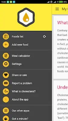 Download Hack Cholesterol Table: diet aid MOD APK? ver. 3.0.1