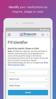 Download Hack Drugs.com Medication Guide [Premium MOD] for Android ver. 2.12.5