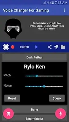 Download Hack Voice Changer Mic for Gaming [Premium MOD] for Android ver. 0.10.78