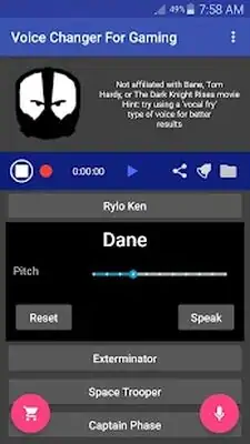 Download Hack Voice Changer Mic for Gaming [Premium MOD] for Android ver. 0.10.78