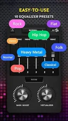 Download Hack Volume Bass Booster: Equalizer [Premium MOD] for Android ver. 2.5.3