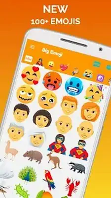 Download Hack Big Emoji, large emojis, stickers for WhatsApp [Premium MOD] for Android ver. 11.3.1